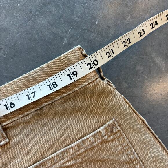 Vintage Y2k Carhartt Brown Workwear Carpenter Khaki Pants Men's 40x30 - Picture 3 of 4